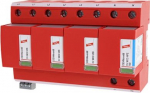 DEHNventil DV M TT 255 FM Type 1+2 (B+C) Industrial Lightning and surge current arrester, combined, 3+NPE, 100kA (10/350), with signal contact 951315 | 4013364108189
