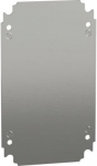 Plain mounting plate H300xW200mm made of galvanised sheet steel. range of product: Mounting accessories - accessory / separate part type: mounting plate - device application: multi-purpose - mounting location: direct fixing on backstuds, step slide - ...