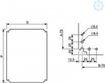 Insulating mounting plate for enclosure H400xW300mm made of polyester. range of product: Mounting accessories - accessory / separate part type: mounting plate - device application: multi-purpose - mounting location: direct fixing on backstuds, step s ...