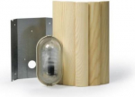 Sauna luminaire with pine grill E14 1x30/60W C35/E IP44 AVH15.2 | 6418677601149