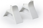 Feet for Beta-heaters, white 2pcs. EPHBAC1 | 6418677637001