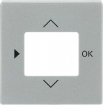 6435-884 Cover plate for Time switch, Platform 63, aluminium silver 2CKA006430A0305 | 4011395071922