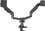 EDBAK Desk Mount | DMV02 Dual Swing Arm | Height adjustment, Tilt | 19-35 " | Maximum weight (capacity) 20 kg | Black DMV02 | 5902841102538
