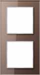 2-gang frame mocha glass, A-Creation AC582GLMO | 4011377094871