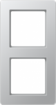 2-gang frame aluminum, A flow AF582BFAL | 4011377173149