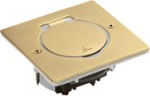 FLOOR SQUARE RECEPTACLE  GOLDEN BRUSHED 089710 | 3245060897109
