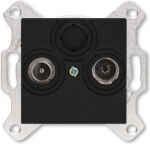 Antenna socket outlet, TV-R, loop-through type with 7 dB tap loss 2CHH083607A6063 | 8592624112396