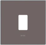 Color: Taupe .   Cover plate for USB charger code: 8185.2. 2CLA858520A6301 | 8427238237343
