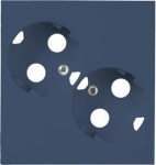 Center plate Protective contact (SCHUKO) Blue - Impressivo 2TKA00001028 | 6438199002767