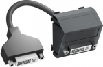 Multimedia Adapteris, DVI ar kabeli, rozete-rozete 45x45mm, PC, pelēkmelna, 7021 6104769 | 4012195898757