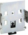Plate for mounting on symmetrical DIN rail, for variable speed drive. accessory / separate part category: mounting and fixing accessories - product compatibility: ATV12H075F1, ATV12HU15M2, ATV12HU15M3, ATV12HU22M2, ATV12HU22M3, ATV312H037N4, ATV312H0 ...