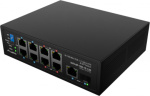 Lanberg | Switch PoE 4xBT 4xAT SFP/ETH Din Unmanagment Fast Ethernet | ILFE-8P-1GE-1S-120 | Unmanaged | Din rail, Rack ILFE-8P-1GE-1S-120 | 5901969447378