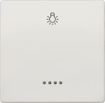 1-gang rocker with light symbol, with window, 68x68mm, platinum metallic, DELTA style 5TG7146-1 | 4001869382814