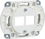 Robust - central plate - data socket - 2 gangs - white WDE000918 | 3606480162435