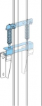Vertical support, Canalis KTA 800A to 1600A, KTC 1000A to 2000A, rear wall fixing system KTB0164ZA51 | 3606489485269