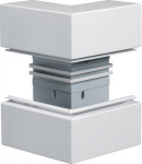 External corner of base profile for BRA 68x210mm lid 80mm of alu in pure white BRA6521039010 | 4012740841023