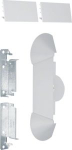 Wall cover plate for wall trunking BR 85x130mm halogen free in light grey L33307035 | 4012740320214