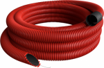Underground corrugated double wall tube EVOCAB FLEX D =110mm / 50m red, with wire 2010011050004P01103 | 4751012070135