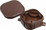 Junction box IP54 PH 92x92x44mm brown A.0018BR