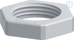 Locknut, metric thread, M20x1,5, Light grey, 116 M20 LGR PA 2048922 | 4012195944539