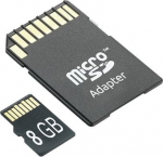 SD memory card 8GB black 2684400000 | 4050118698916