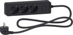 Extension 3 sockets 1,5m black ST9431B | 3606489493929