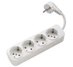 Extension 4 sockets white, 1.5m PAGACU10 | 7394363310412