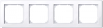 4 set frame, white, Merten M-Smart 478425 | 4042811043773