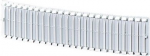 AS 12 Modules blanking strip grey 50x216mm (50 pcs.) HPL00388 | 5907476602064