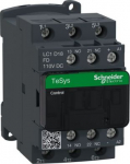 TeSys D contactor, 3p(3 NO), AC-3, <= 440 V 18A, 110 V DC coil. range: TeSys - product or component type: contactor - device short name: LC1D - contactor application: motor control, resistive load - utilisation category: AC-1, AC-3 - poles descriptio ...