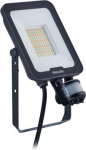 BVP167 30W 3300/3600lm 3000K/4000K/6500K Symmetrical MDU1 Ledinaire Floodlight, Sensor-based dim, Black 911401893386  | 8720169736177