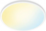 Ceiling luminaire SuperSlim WiZ, 22W, RD 2700-6500K TW, 2450Lm, IP20, white 929003226701 | 8719514554931