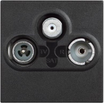 TV socket star demixed coaxial socket for single-user aerial systems BT-RG4210M2D | 8005543632895