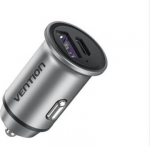 MOBILE CHARGER CAR 30W USB/2P GRAY FFFH0 VENTION FFFH0 | 6922794761681