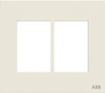 Color: White   Size (height x width): 122 x 138 mm   Mounting plate code suitable for 4"x4" Brazilian boxes: N2673.9. 2CLA267360N1102 | 8427238110677