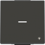 Color: Soft Black   Rocker for push-buttons code: 8104, 8104.5 & 8104.9 2CLA850440A1501 | 8427238135830
