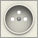 Color: Soft White   Cover plate for Schuko socket outlet code: 8187 2CLA858700A1101 | 8427238134413