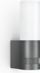 Outdoor wall luminaire L 605 S Sensored, 11.3W 729lm 3000K, 180&deg; 10m, IP44 10-2000lx Anthracite 065287 | 4007841065287