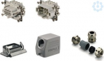 HDC kit, 6P, Screw connection, 500 V, 24 A, diecast aluminium, M 20 1802730000 | 4032248257348