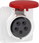 PratiKa socket, fast, straight, 16A, 3p+N+E, 380...415 V AC, panel. range of product: PratiKa - product or component type: socket - device short name: PratiKa socket - plug, socket category: low voltage - poles description: 3P + N + E - network type: ...