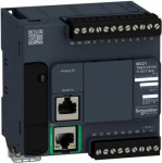 logic controller, Modicon M221, 16 IO, transistor, NPN, Ethernet TM221CE16U | 3606485408606