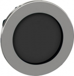 Head for non illuminated push button, Harmony XB4, flush mounted black pushbutton recessed ZB4FA26 | 3606489580940