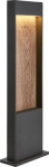 Outdoor luminaire FLATT POLE 65, 3000/4000K, LED, CCT, 9,7W, IP65, anthracite/brown 1002957 | 4024163231510