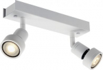 PURI 2 ceiling light, matt white, 2x GU10, max. 2x 50W, incl. deco ring 147371 | 4024163144612