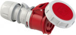 CEE connector 3x32A (2P+PE) 9h IP67 SHARK with cap red 2232-9 | 9003399139574