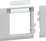 Frontplate modular, CP 55, Lid 80, hfr, Labeling Field, lightgrey GR0802A7035 | 4012740982207