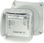 Junction box KF 0604 G 130x130x77mm IP66/67 grey with 5x4mm&sup2; terminal 62000053 | 4012591121817