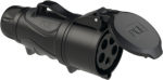 CEE Industrial socket 5x32A (3P+N+PE) 6h IP54 GRIP ht 2253-6x