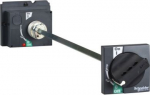 Extended rotary handle, black, for NSX100..250. product or component type: rotary handle - accessory / separate part type: control accessories - handle front plate colour: black - rotary handle mounting style: extended. LV429338 | 3606480020292