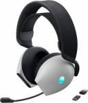 Dell Gaming Headset | Alienware Tri Mode AW725H | Bluetooth | Over-Ear | Microphone | Lunar Light | Noise canceling 545-BBFV | 5397184004715